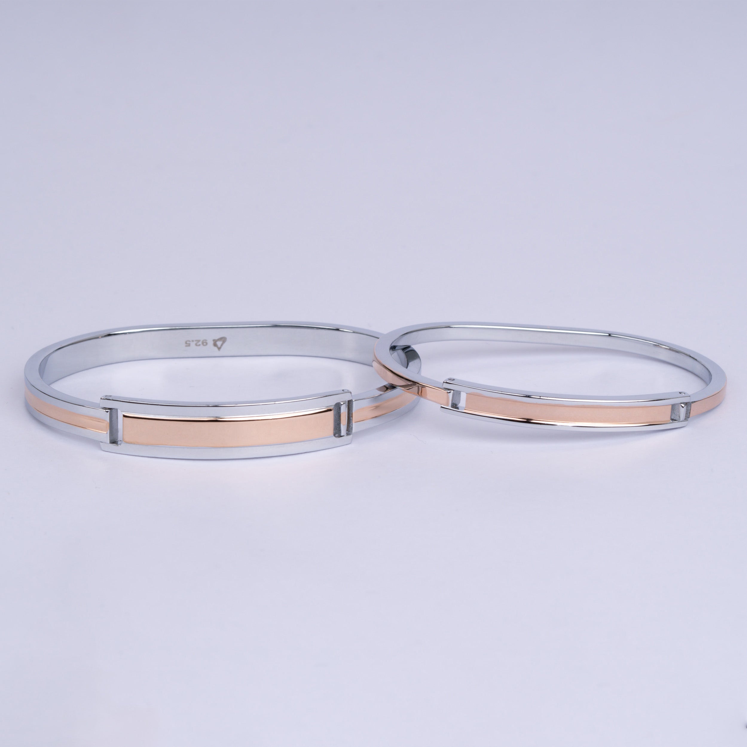 Couple Bi-Color Hand Kada