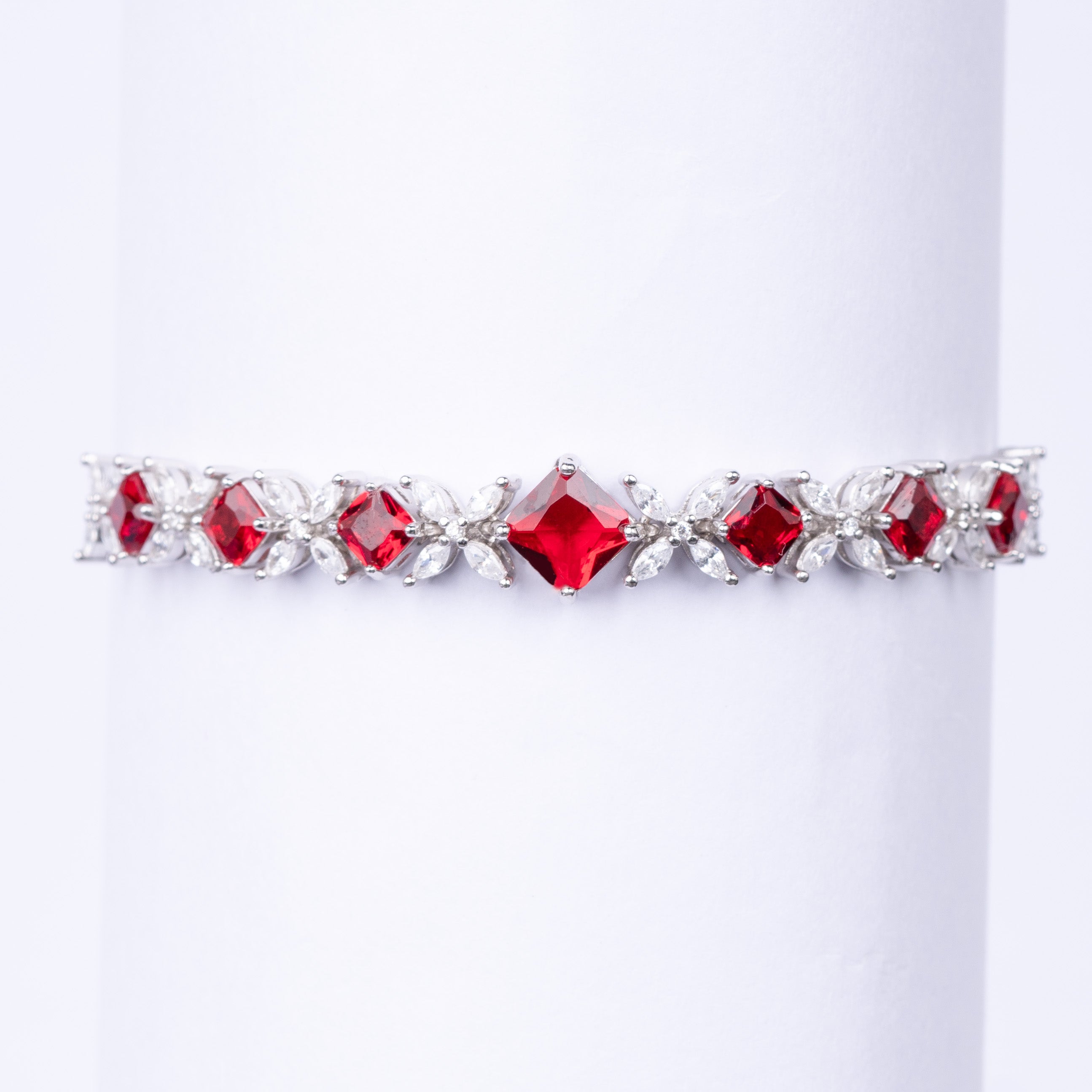 Ruby Petals Bracelet
