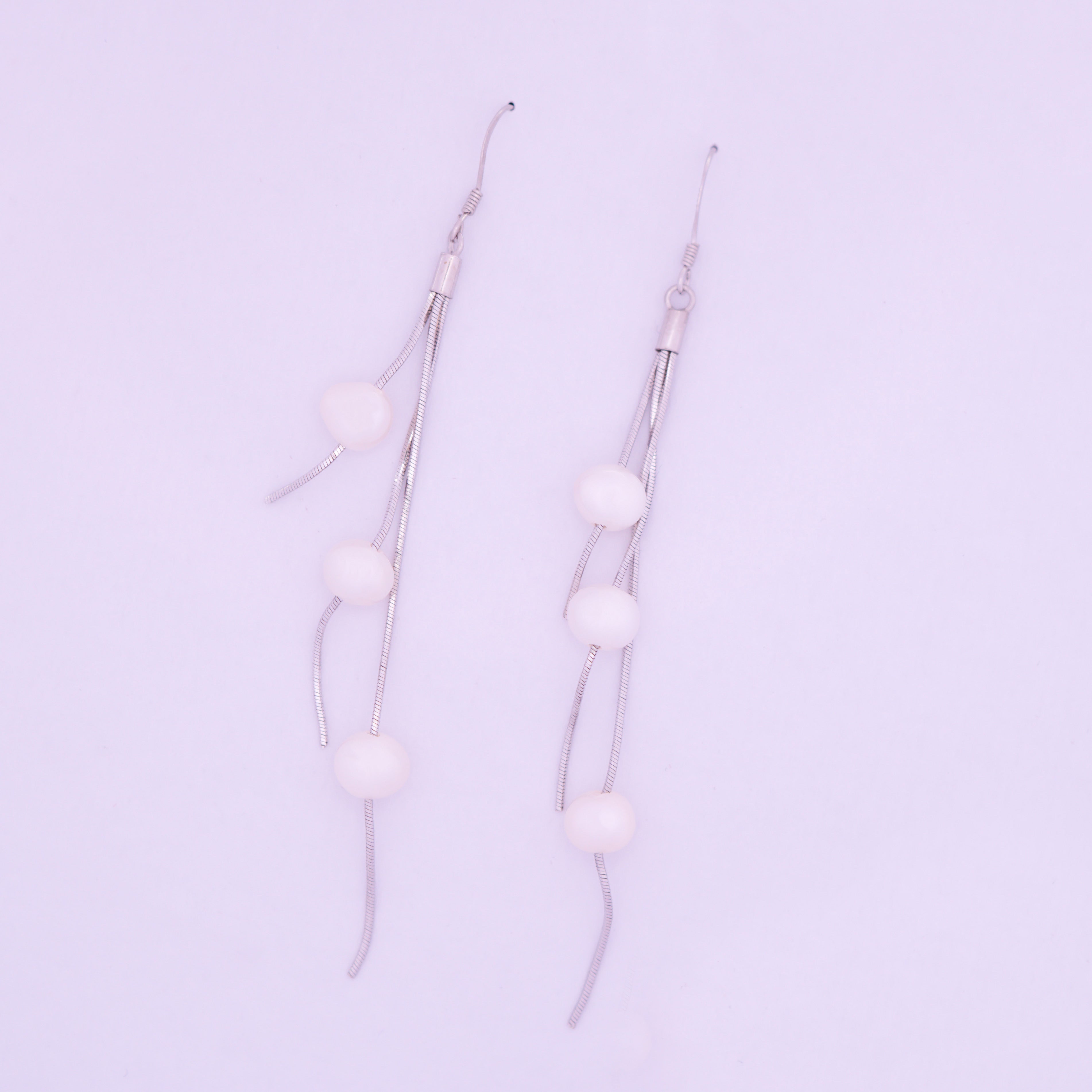 Pearl Necklace With Earrings