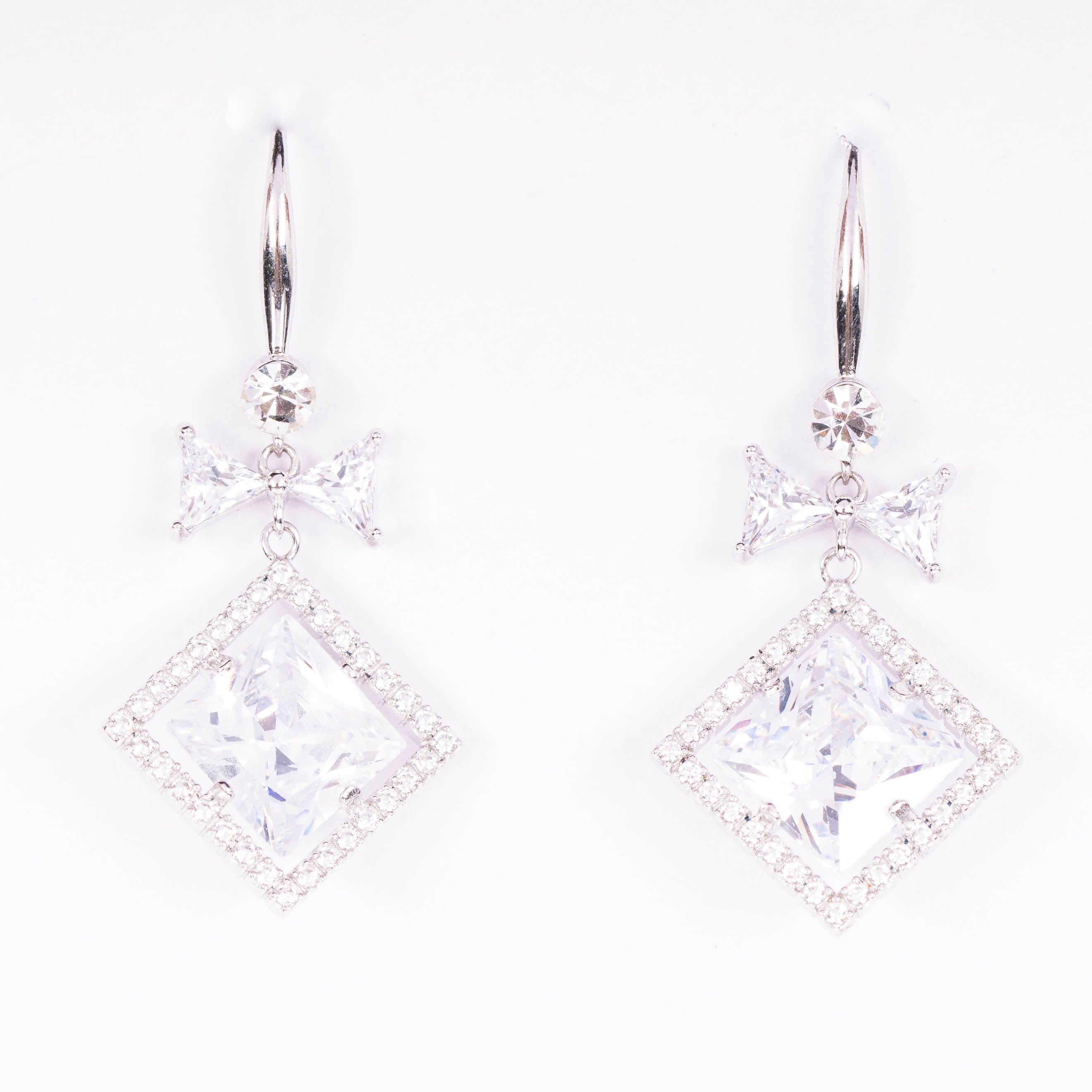 Twilight Bow Drop Earrings