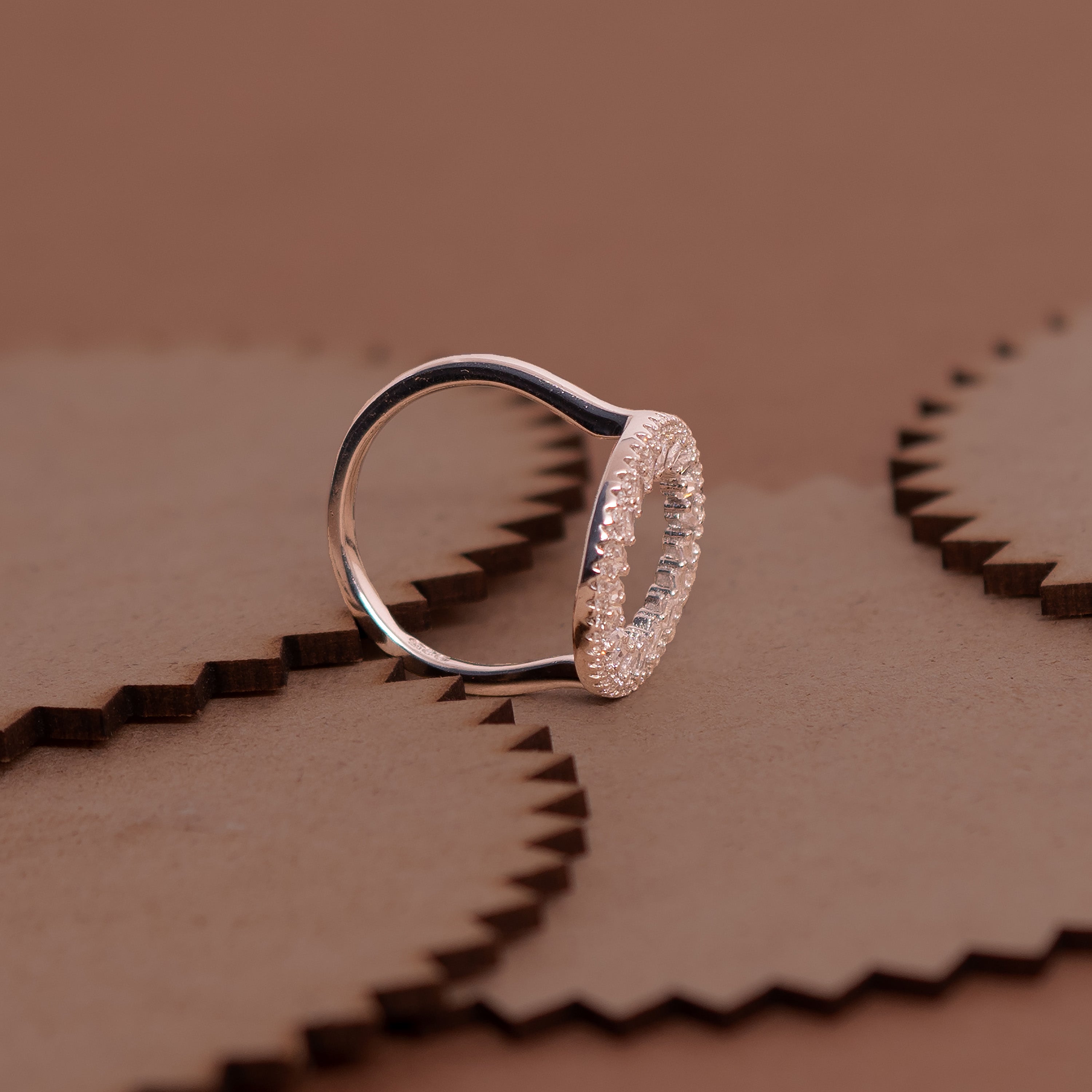 Eternity Halo Circle Ring