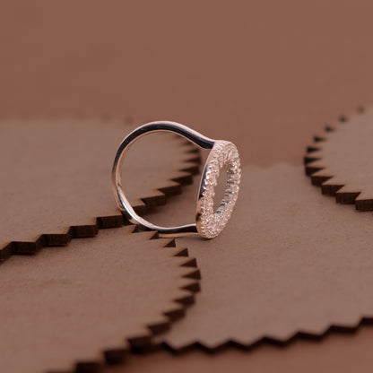 Eternity Halo Circle Ring