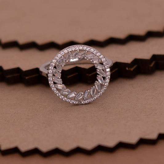 Eternity Halo Circle Ring
