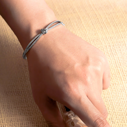Crystal Knot Bracelet