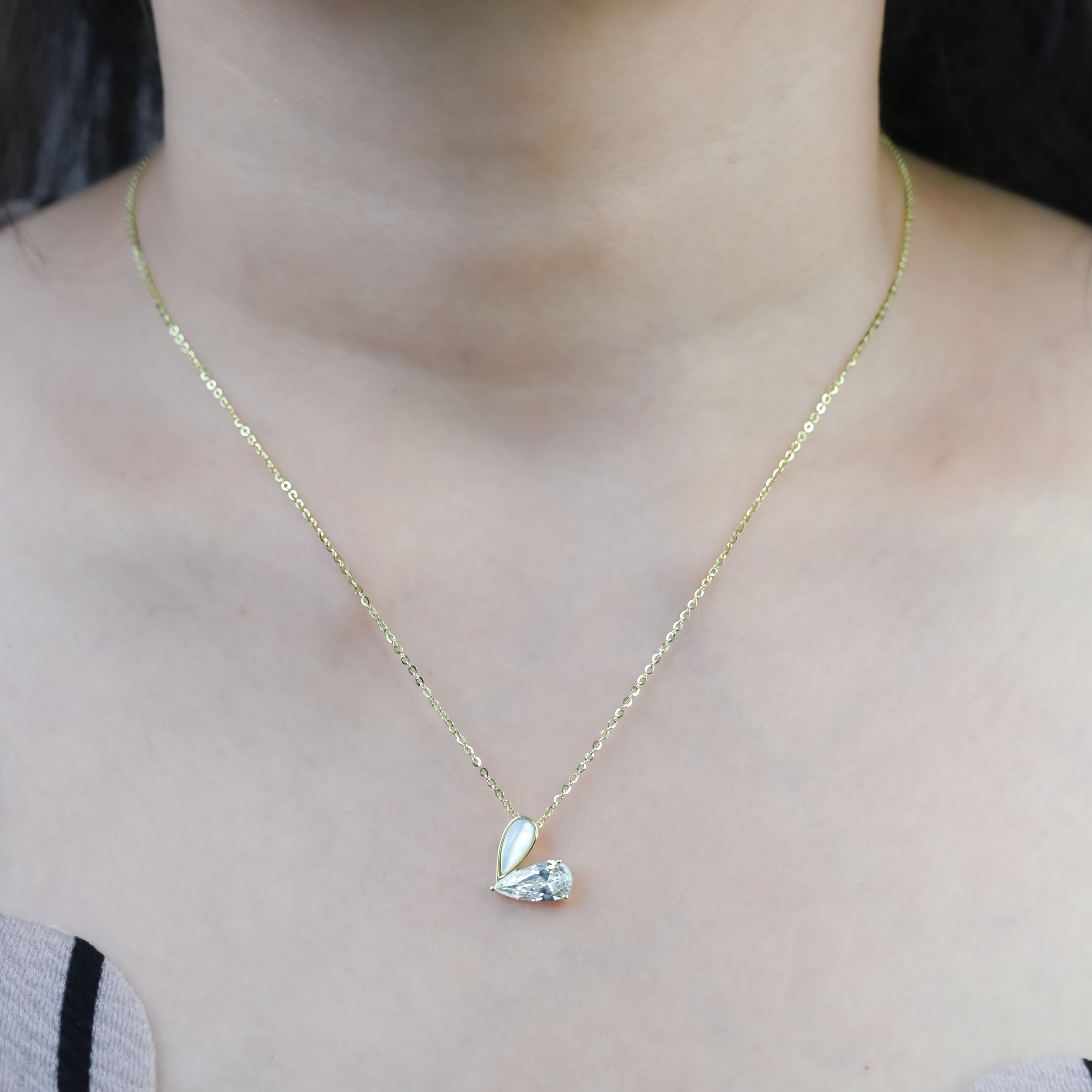 Twin Hearts Necklace