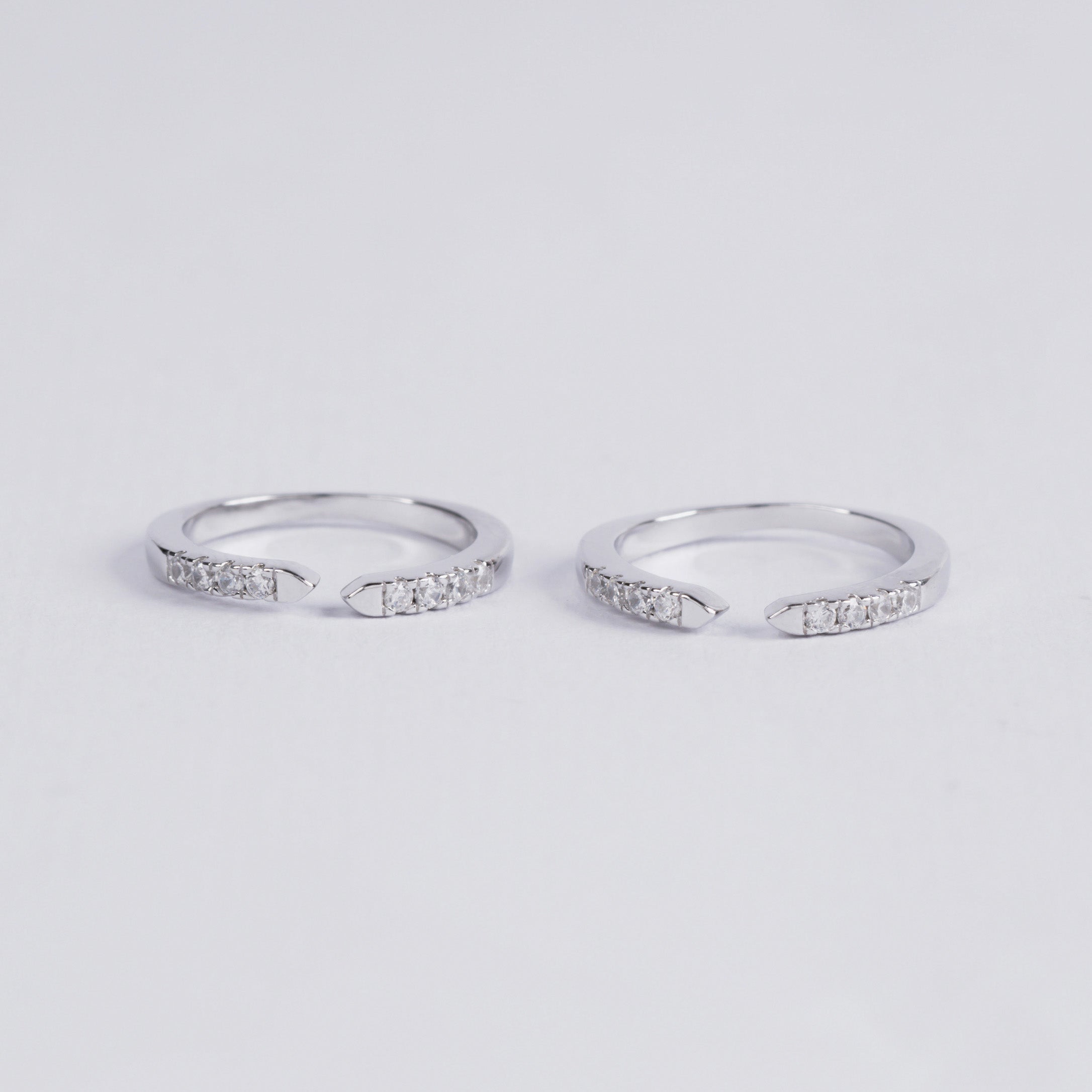 Silver Stone Toe Ring
