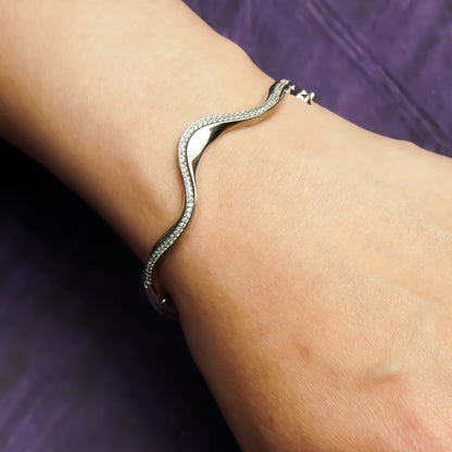 Wave Crystal Bracelet
