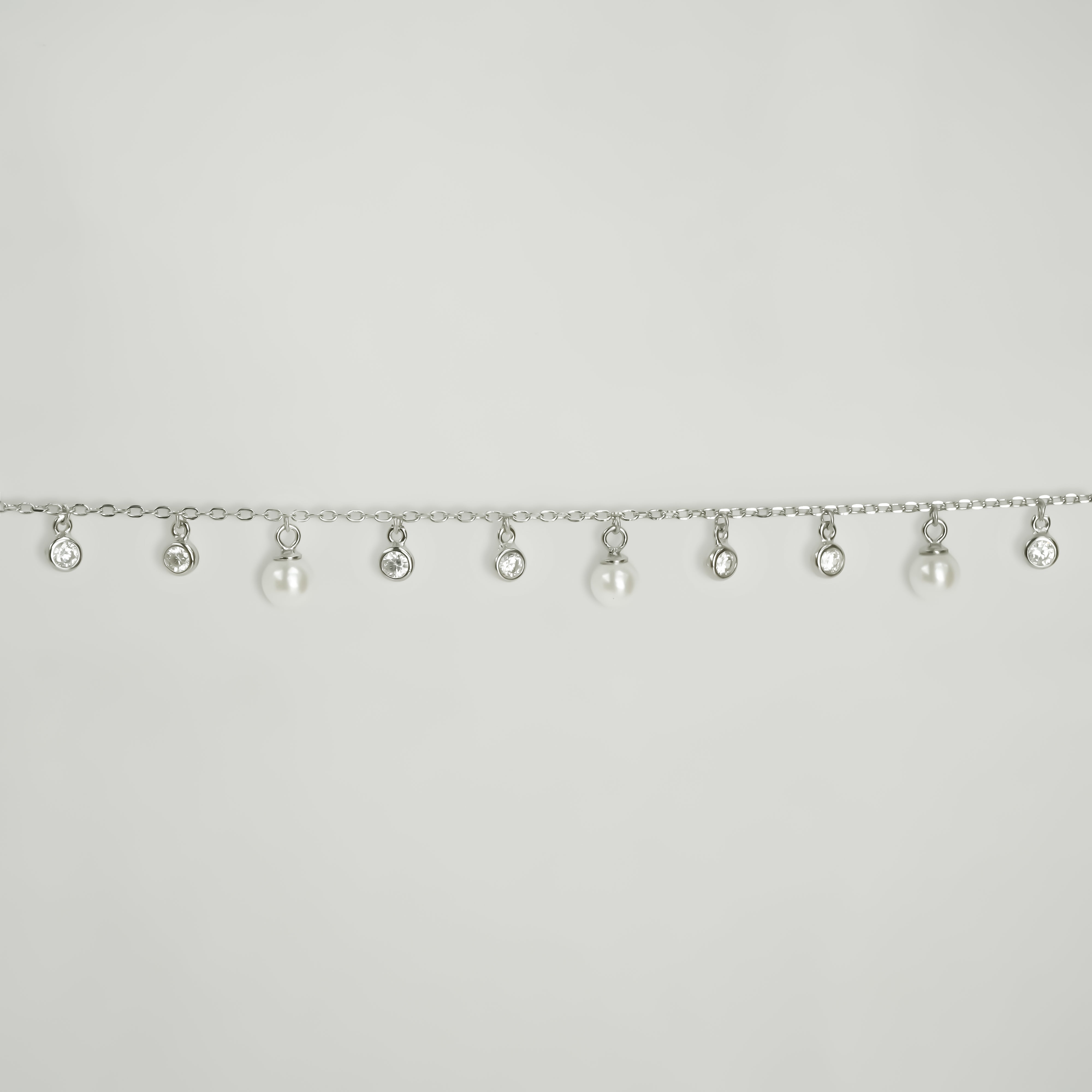 Pearl Breeze Single Anklet