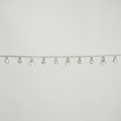 Pearl Breeze Single Anklet