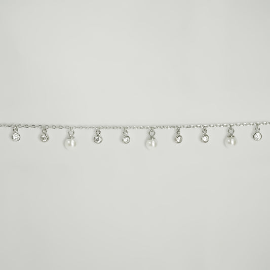 Pearl Breeze Single Anklet