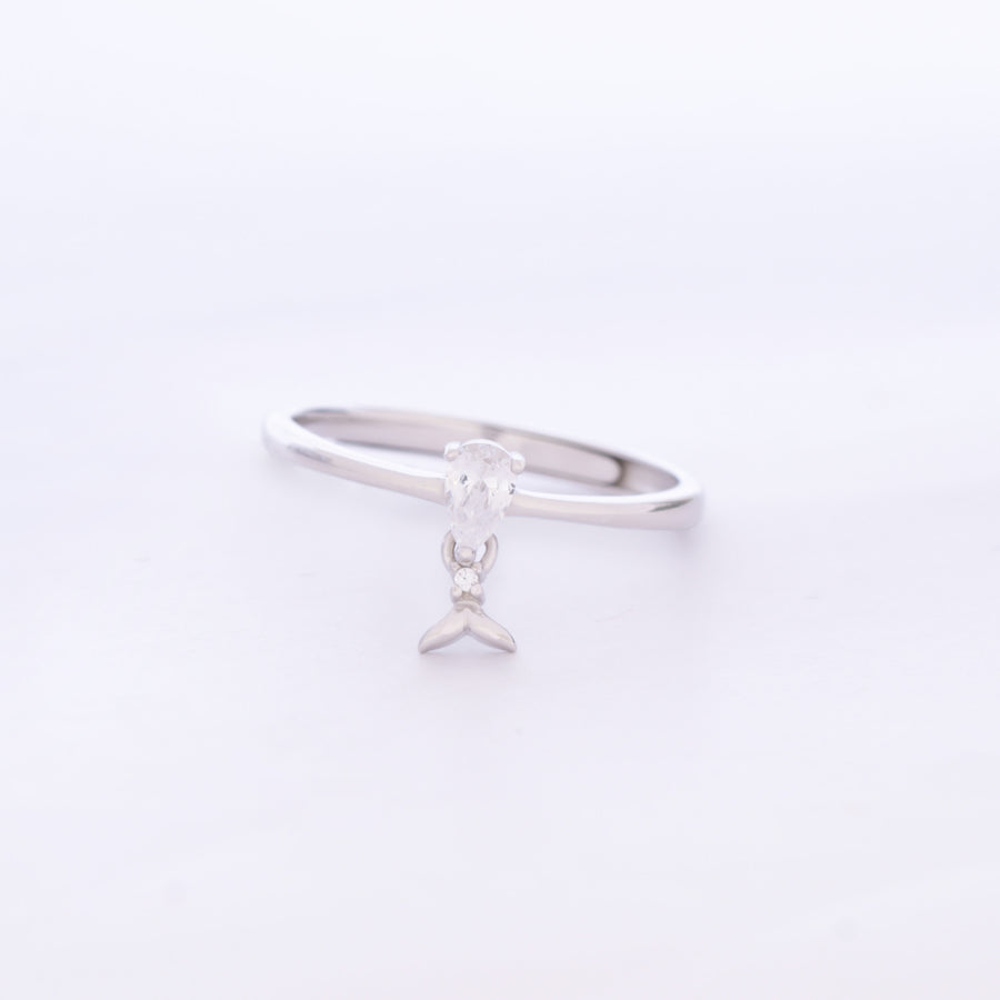 Solitaire Drop Ring