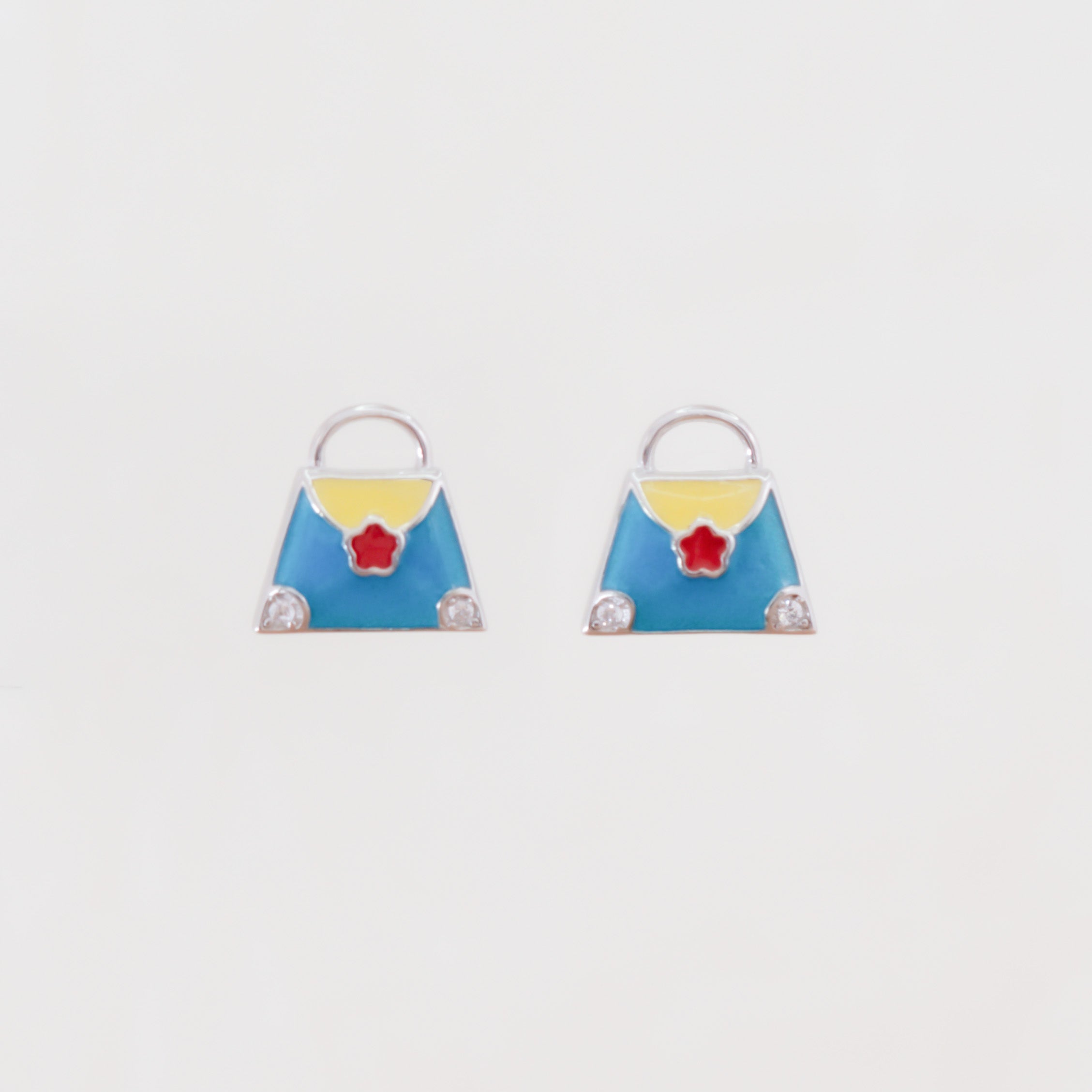 Hand-Bag Enamel Pendant Set