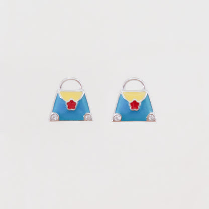 Hand-Bag Enamel Pendant Set