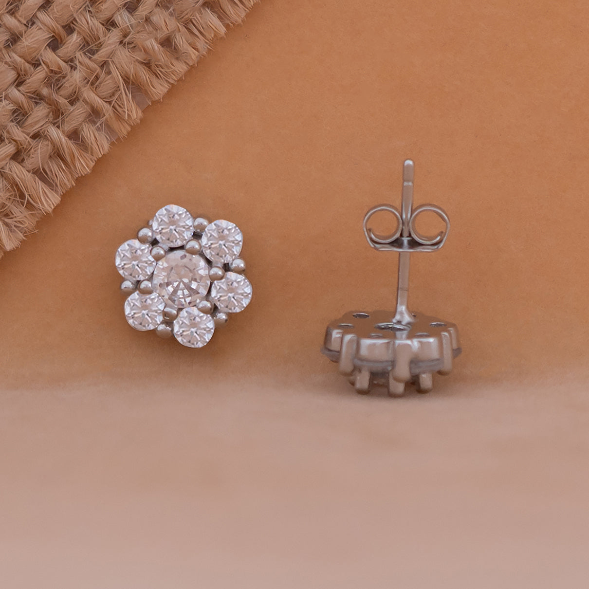 Silver Stud Earrings