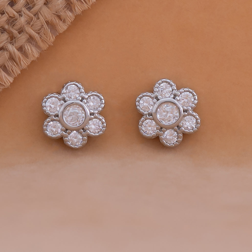Silver Stud Earrings