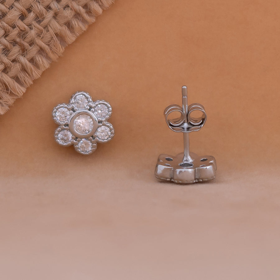 Silver Stud Earrings