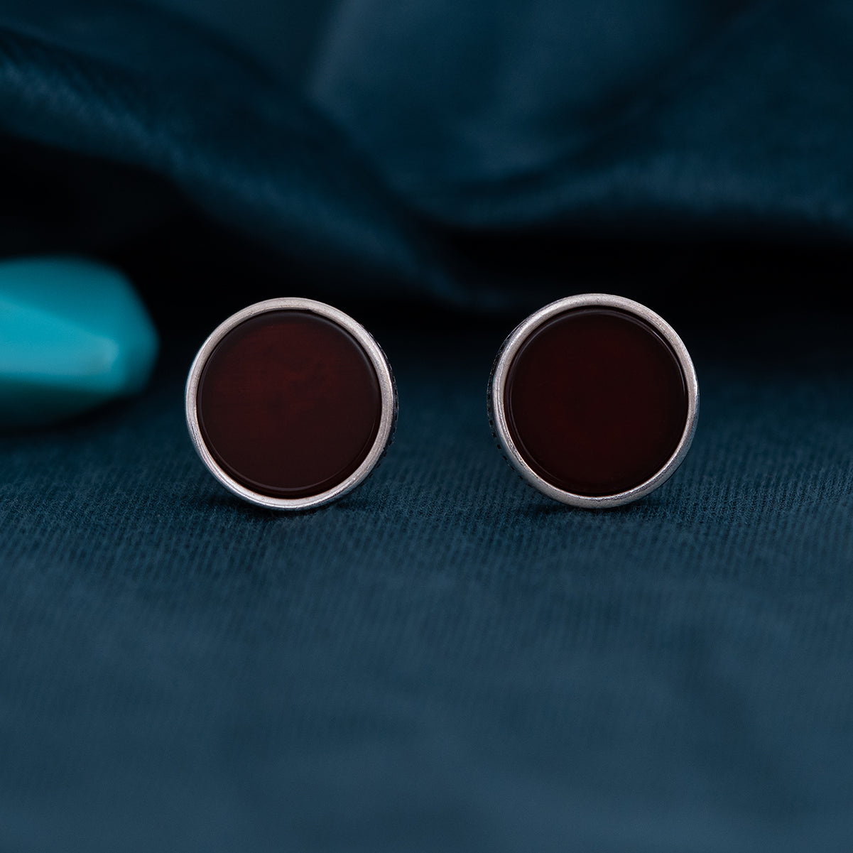 Classic Red Stone Cufflink