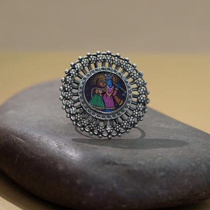 Radha-Krishna Divine Ring