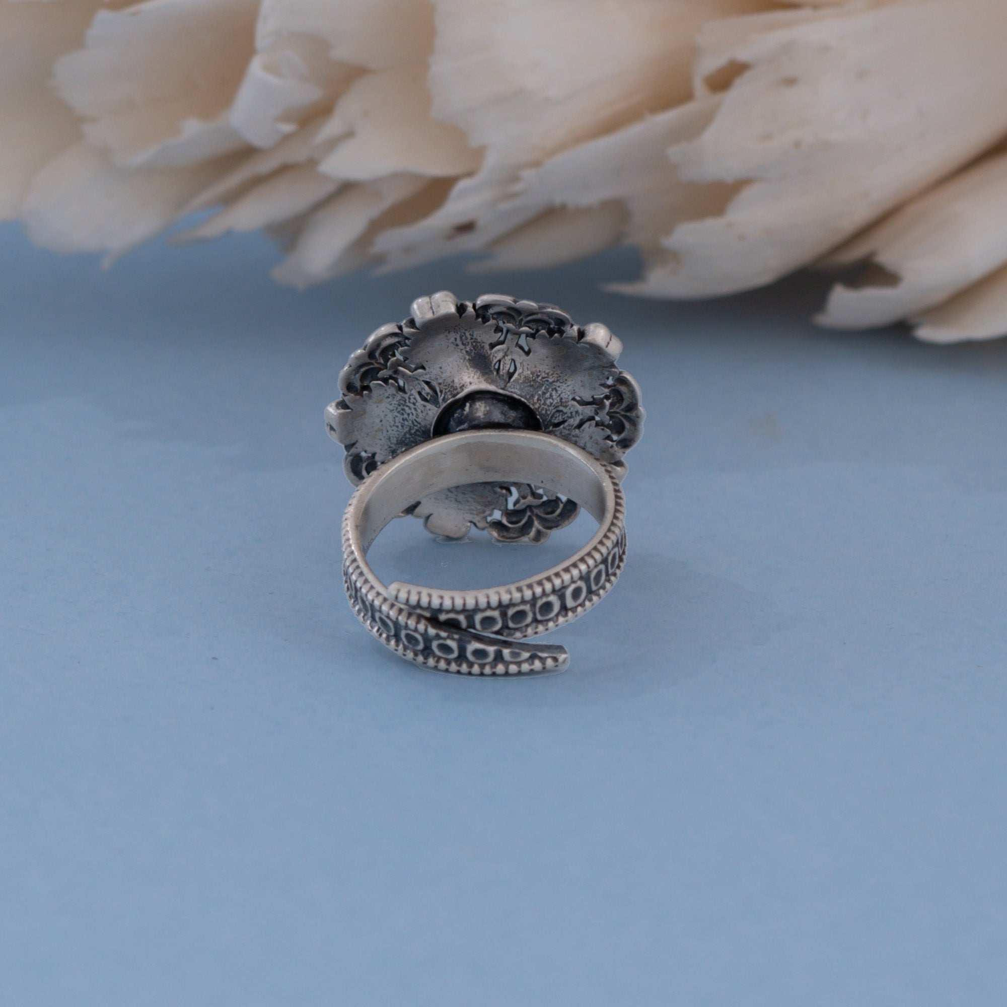 Silver Flora Ring
