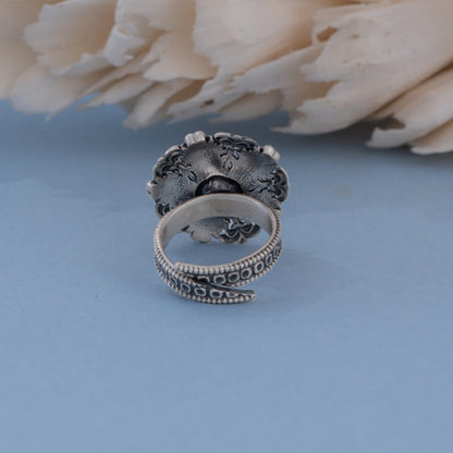 Silver Flora Ring