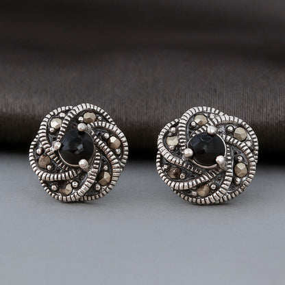 Antique Knot Stud Earrings