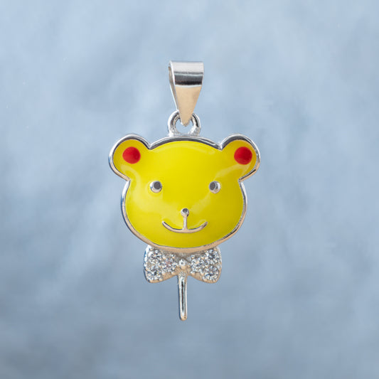Teddy Enamel Pendant