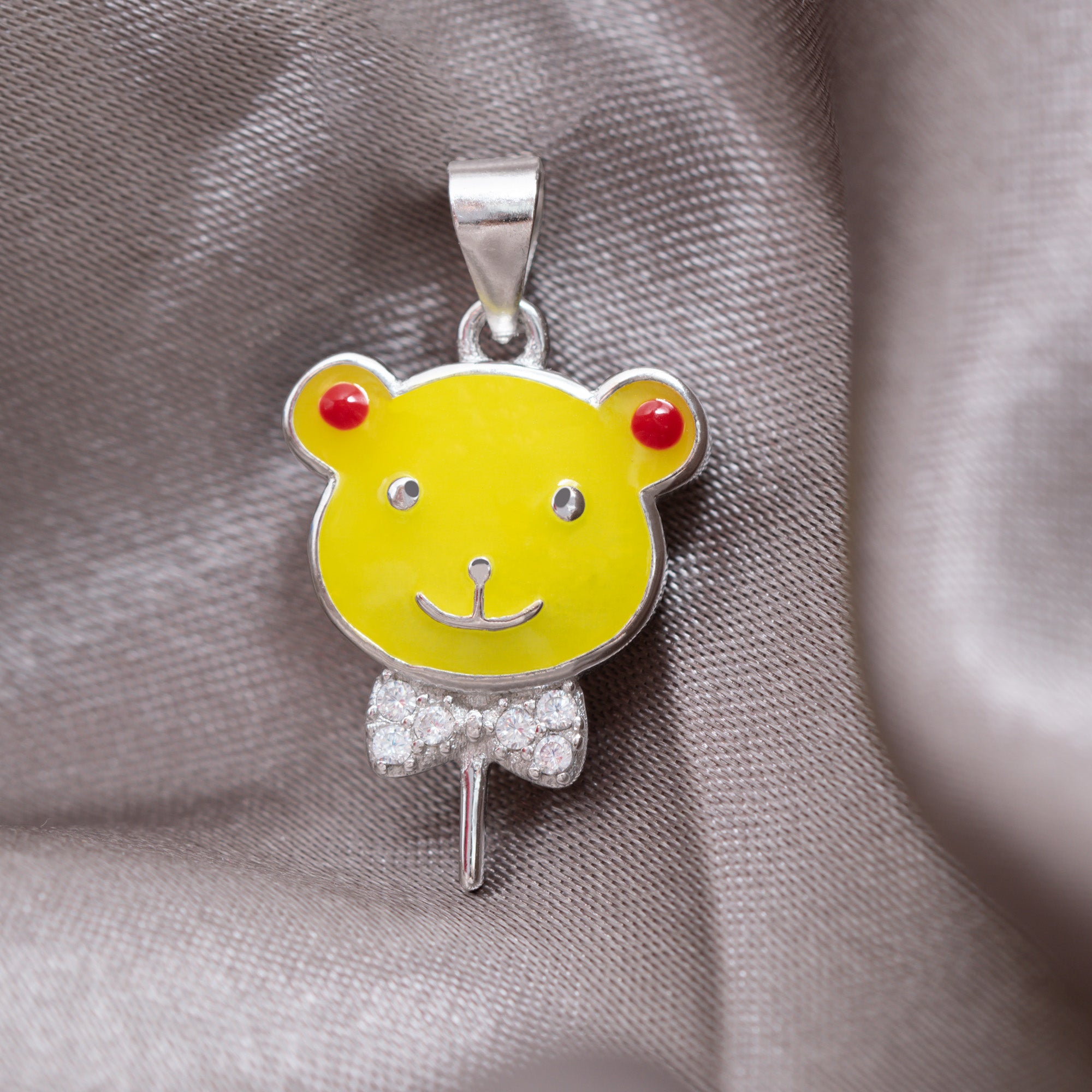 Teddy Enamel Pendant