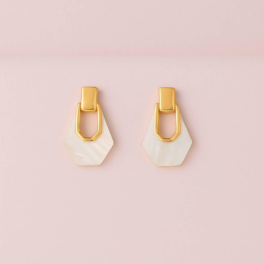 Geometric Drop Earrings