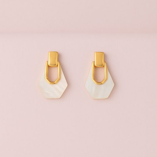 Geometric Drop Earrings