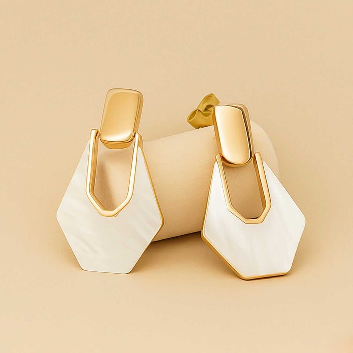 Geometric Drop Earrings