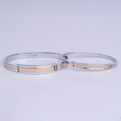 Couple Bi-Color Hand Kada