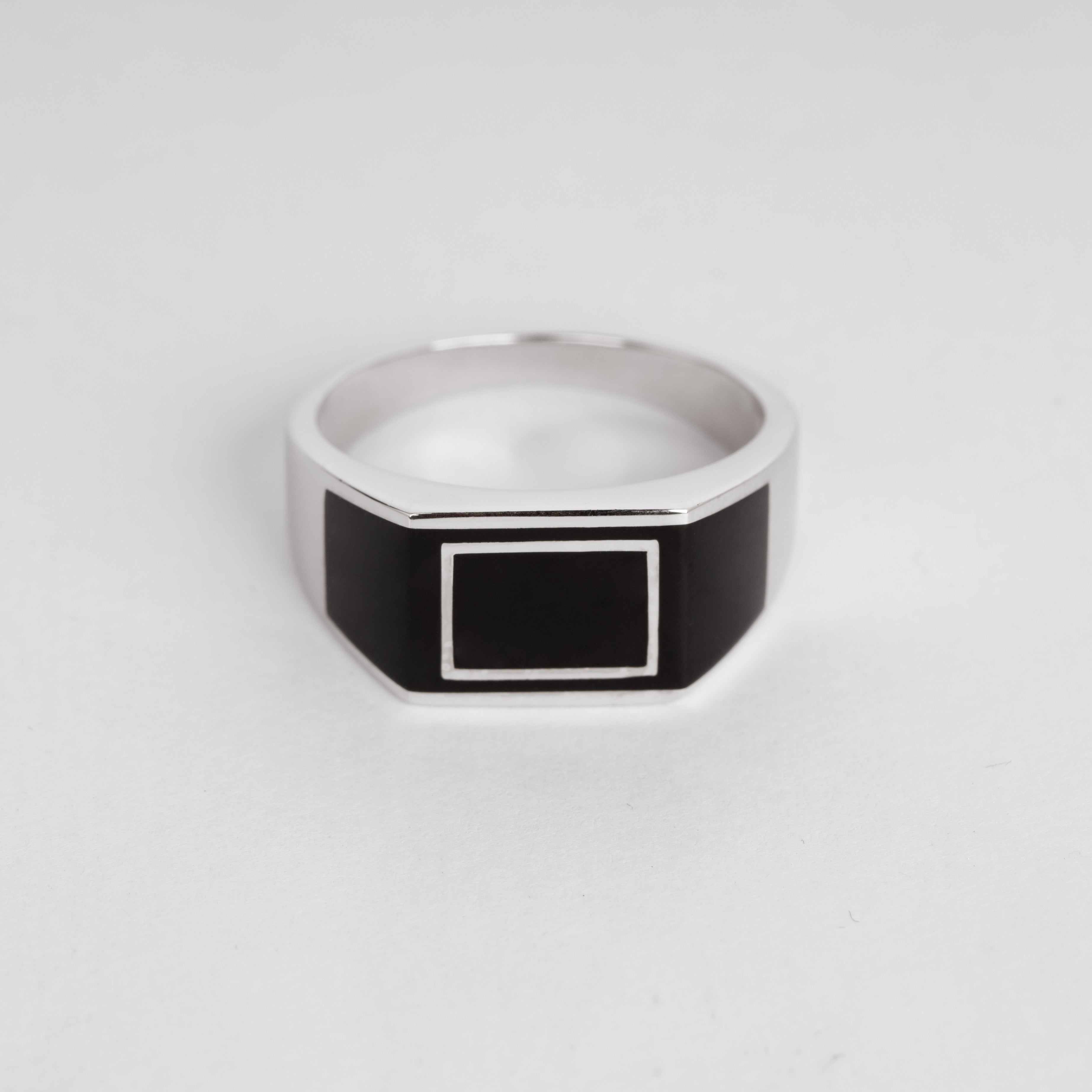 Shadow Bar Silver Ring