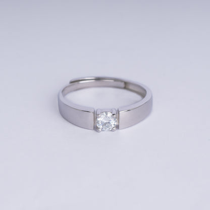 Solitaire Men Ring