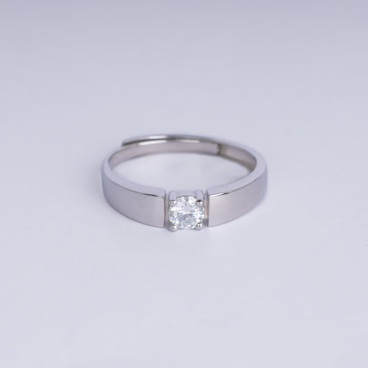 Solitaire Men Ring