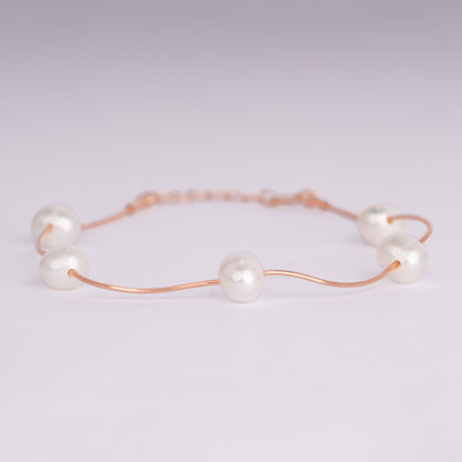 White Pearls Bracelet
