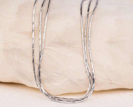 3-Layered Spiral Shine Chain