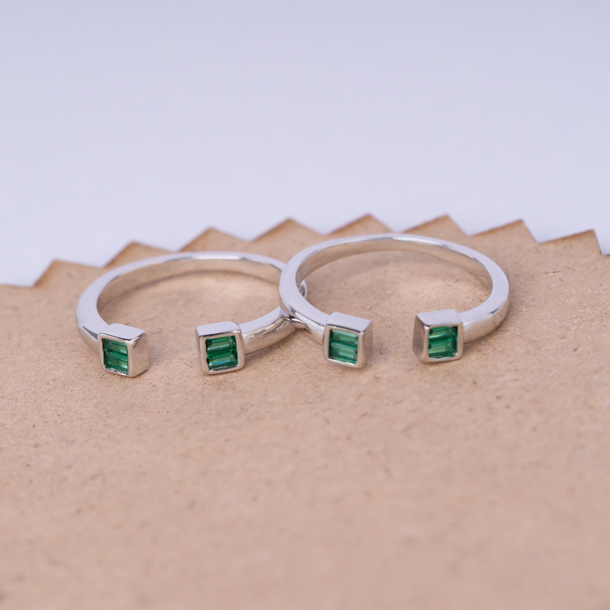 Green Stone Toe Ring
