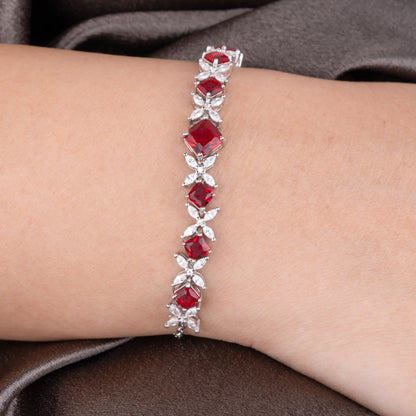 Ruby Petals Bracelet
