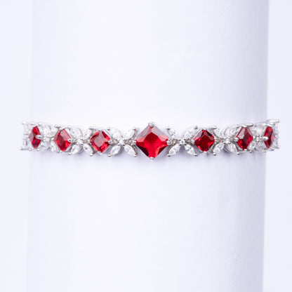 Ruby Petals Bracelet