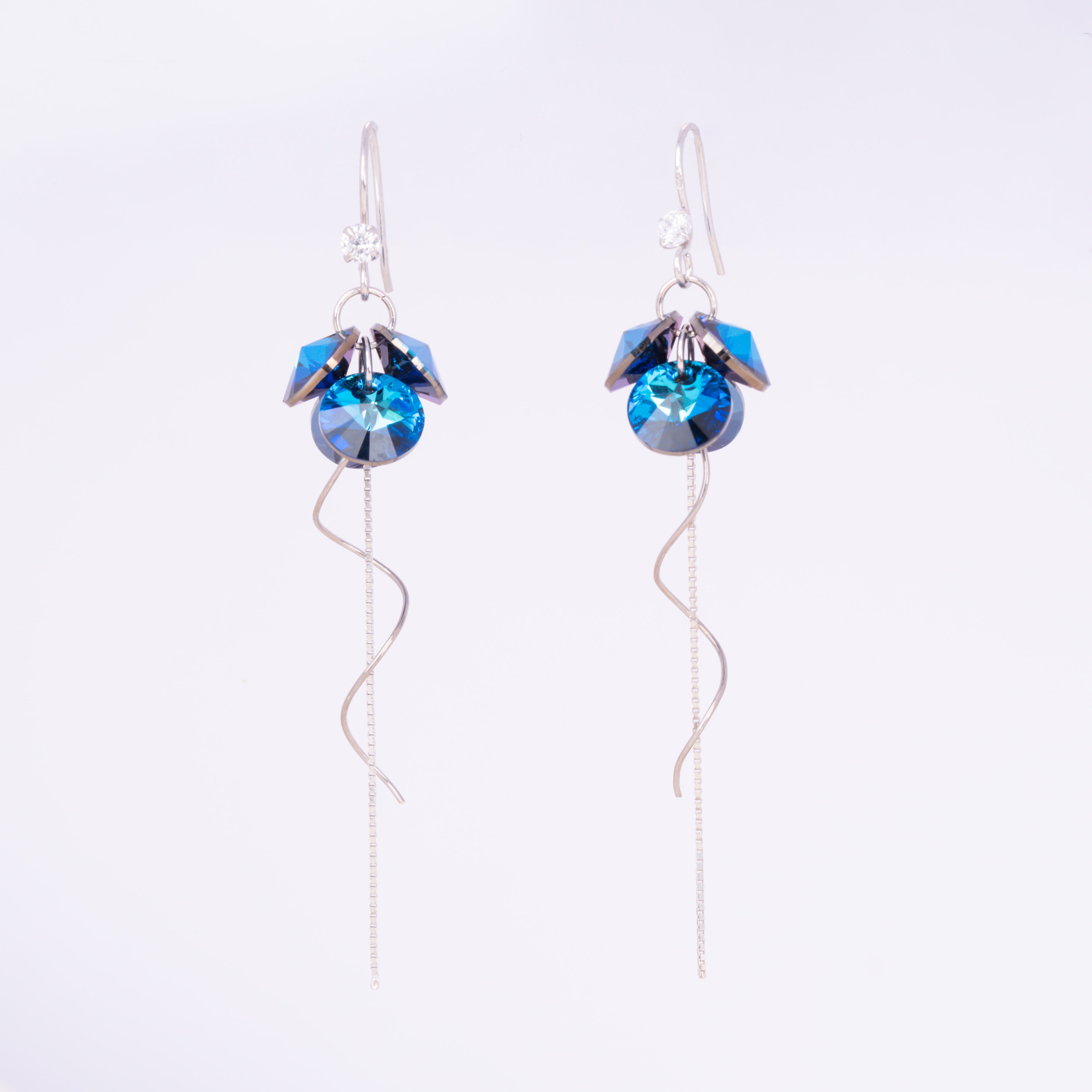 Deep Sea Glow Dangle Earrings