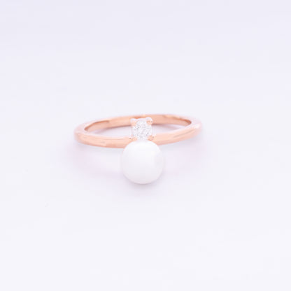 Blush Glow Pearl Ring