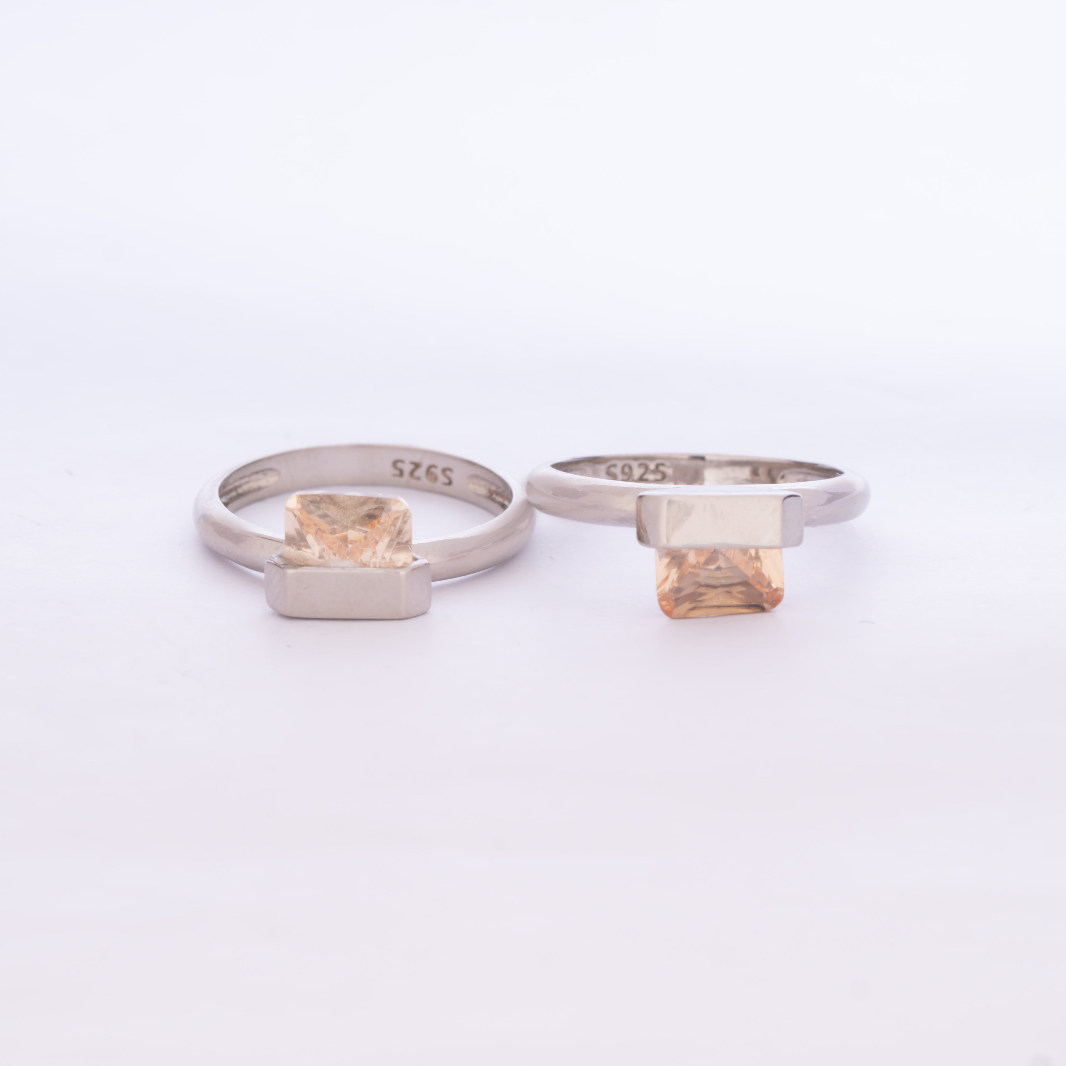 Golden Silver Magnet Ring