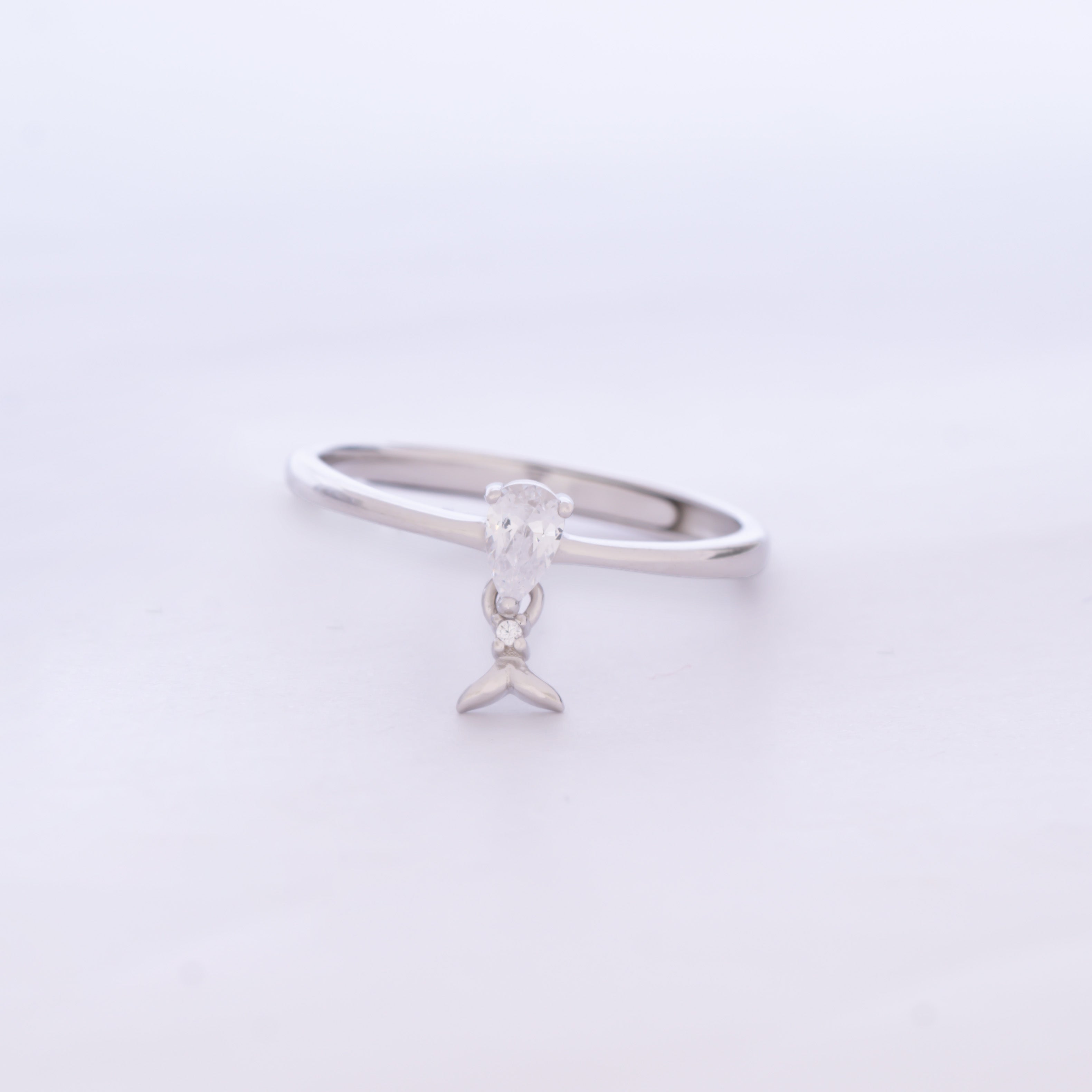 Solitaire Drop Ring