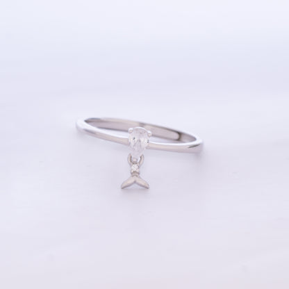 Solitaire Drop Ring