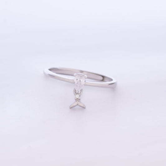Solitaire Drop Ring