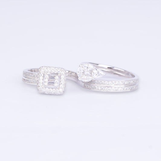 Pear-Shaped Stone Ring