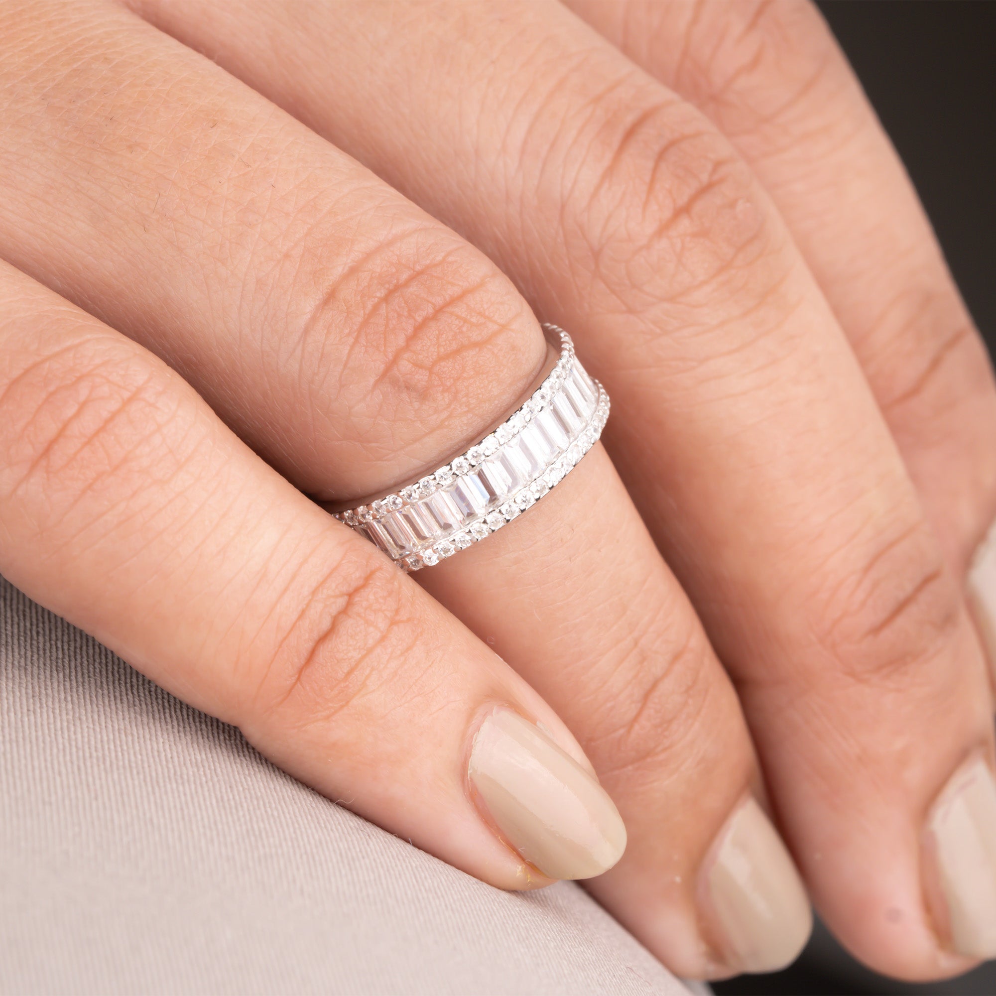 Silver Eternity Ring