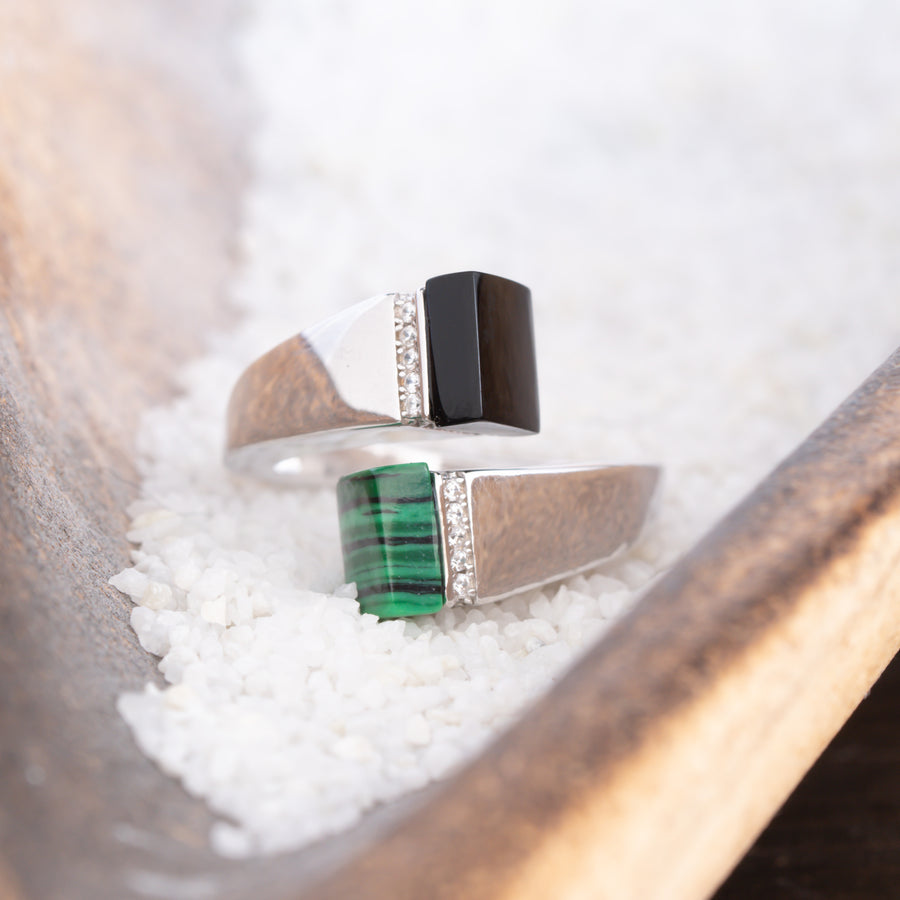 Bold Malachite Ring