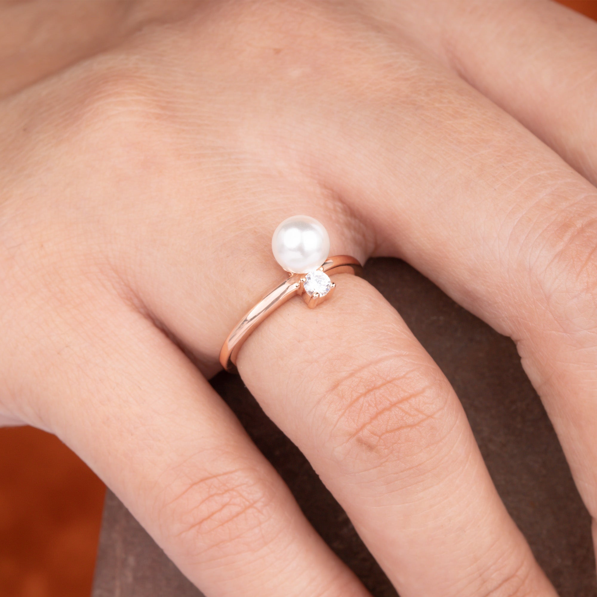 Blush Glow Pearl Ring