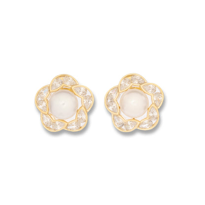 Petal Pearl Earrings